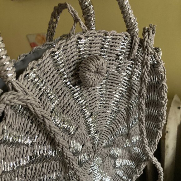 Silver Straw Circle Bag - Picture 6 of 10